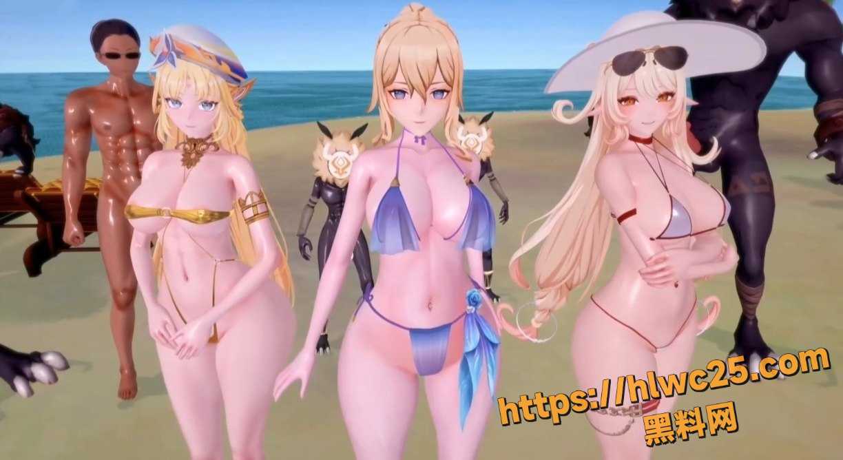 3D动漫 原神 老婆们沙滩究极大乱交 巨乳激战太刺激
