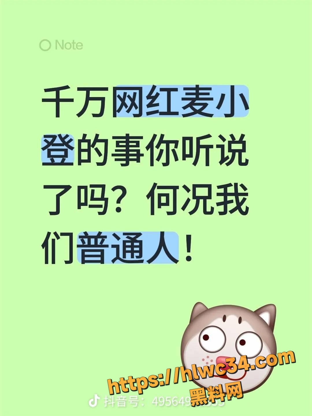 抖音2千万粉丝大网红 麦小登 人设崩塌 与品牌方偷情聊天转账记录全曝光