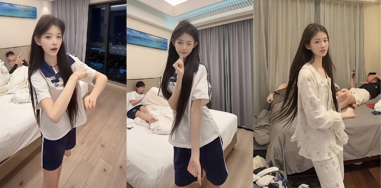 抖音精神小妹 小诗颖 群交直播流出 侧躺床边被轮流泻火 淫骚蜜穴被彻底榨干！