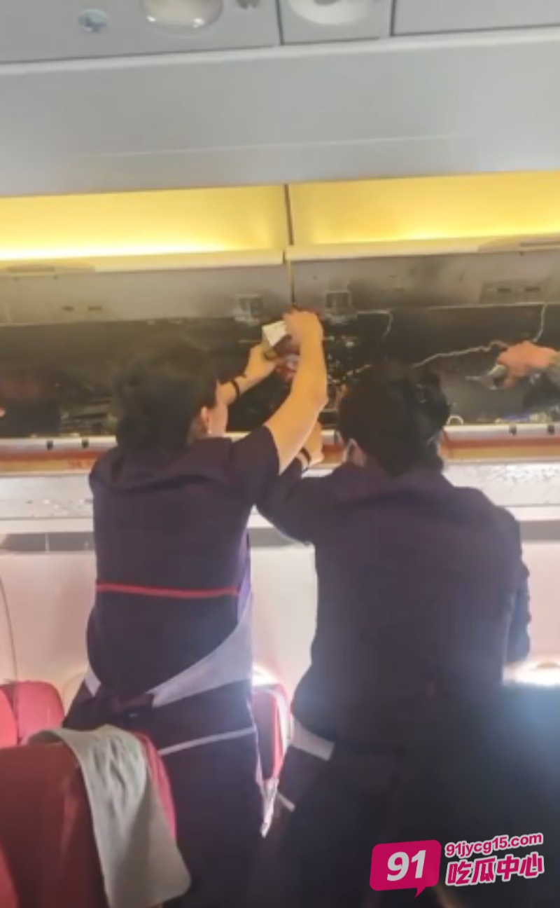 惊魂一刻！香港航空航班万米高空起火 这是劫后余生啊！ 配图