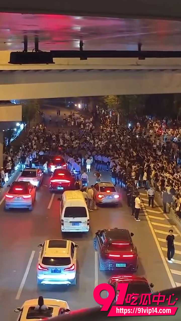 居民聚集堵路游行抗议5