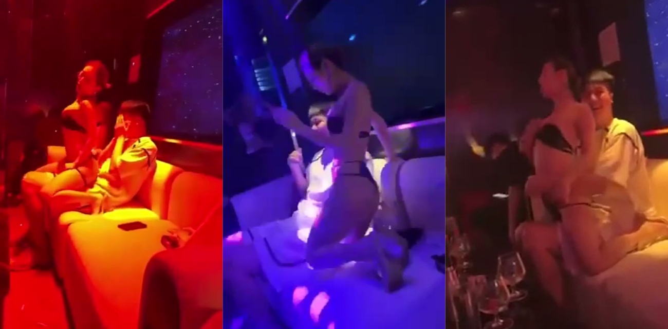 商K嫩模小姐姐情趣内裤贴脸裸舞 坐腿空气骑乘细腰扭动 大哥害羞捂脸全程社死