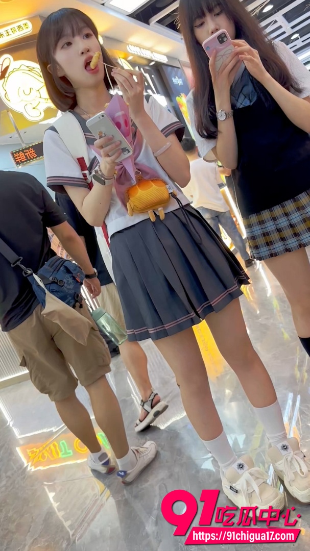 抄底JK水手服学生妹1
