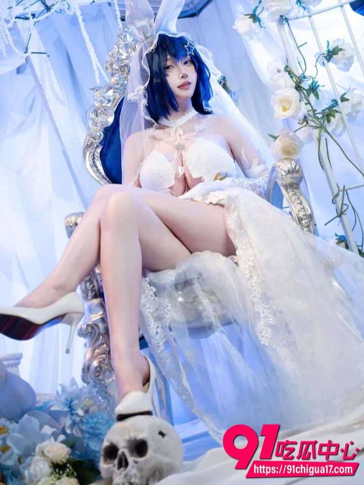 高颜值一色雨福利姬写真大尺度曝光 兔娘婚纱透视全裸诱惑
