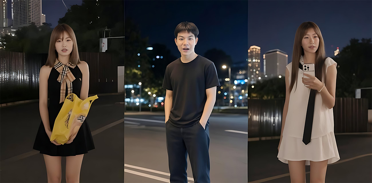 时代峰峻应援现场 一名男生直播与女粉丝对骂 嘉豪单刀赴会的梗照进现实！